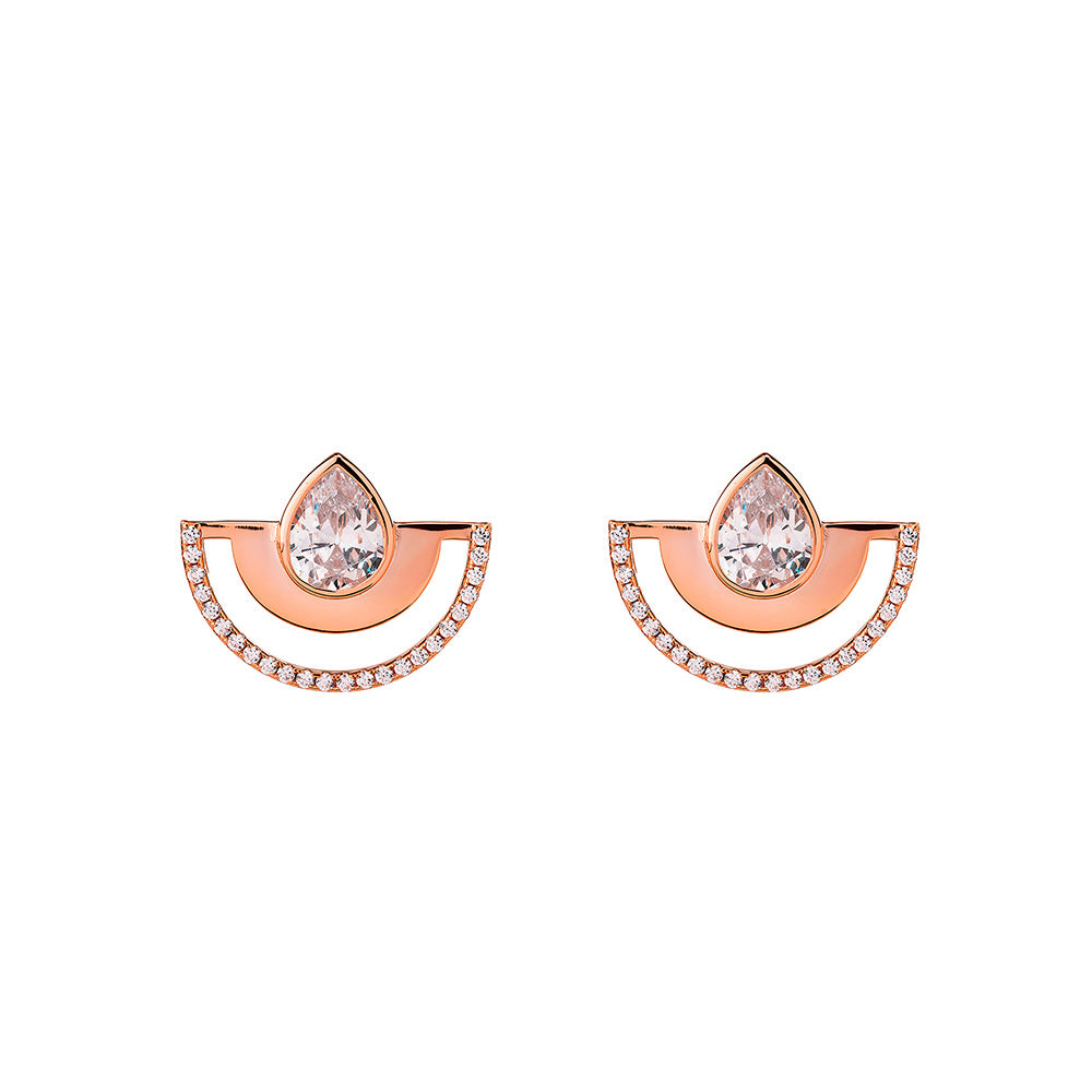 Orecchini Colorful Half Round Shine