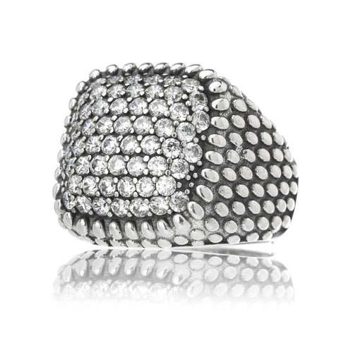 Anello Pavé Freedom Square