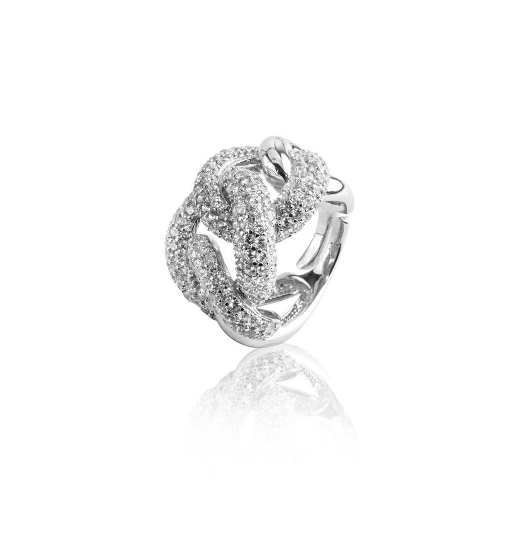 Anello Shine Intrecciato