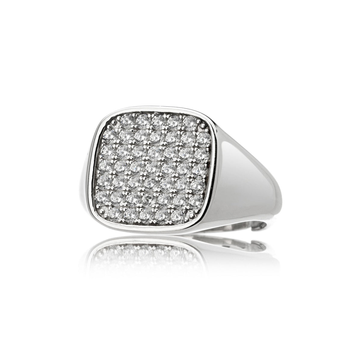 Anello Pavé Stardust Square