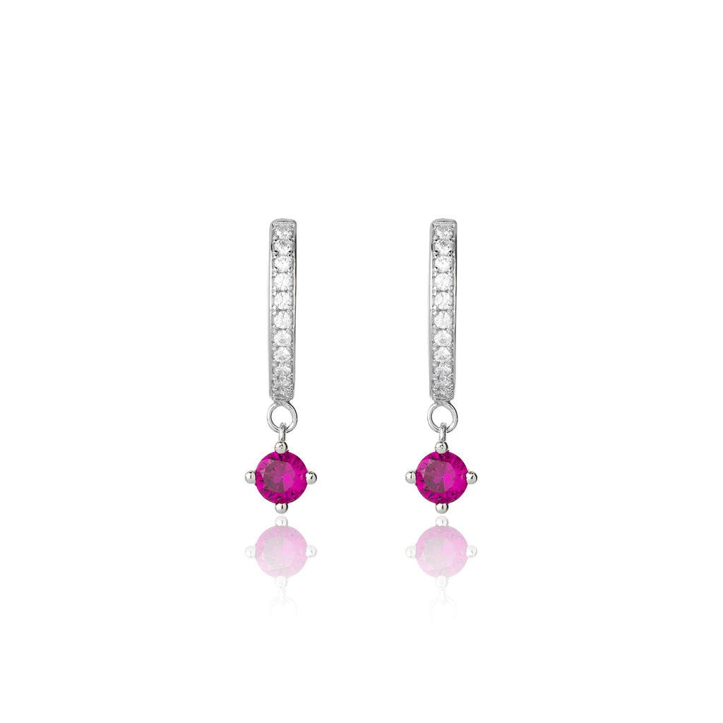 Orecchini deluxe round stone