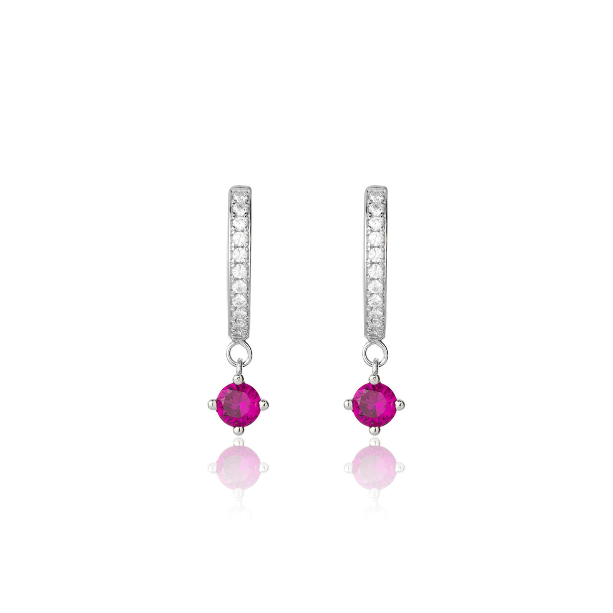 Orecchini deluxe round stone