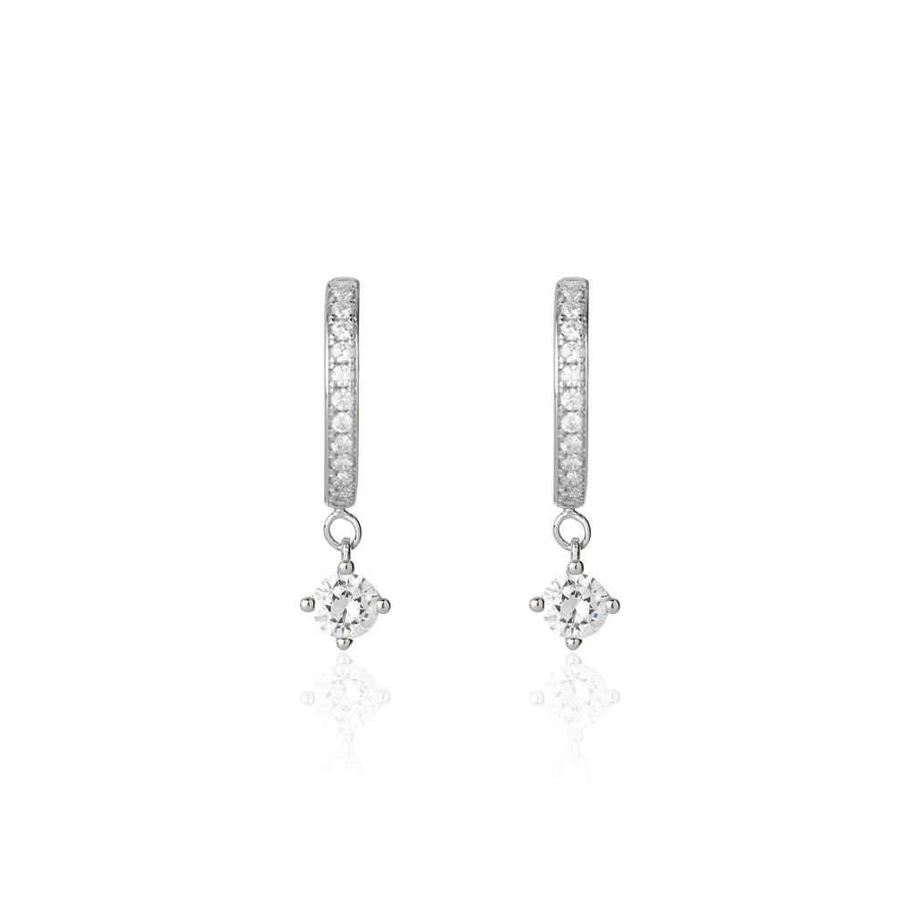 Orecchini deluxe round stone