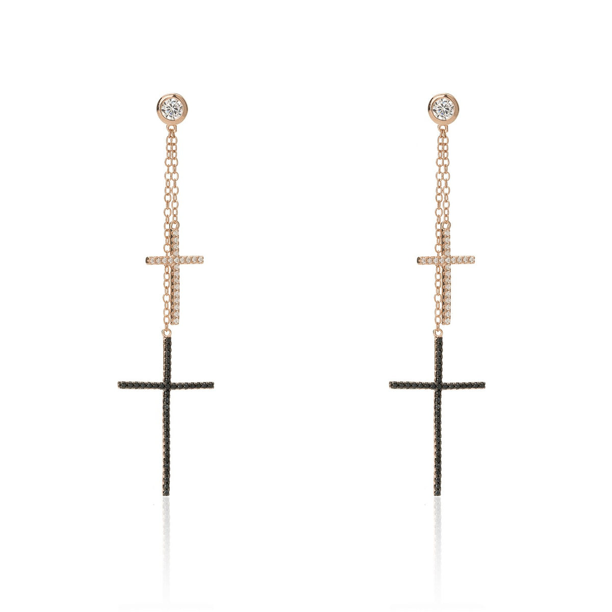 Orecchini Faith Double Cross